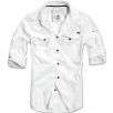 Brandit SlimFit Skjorte - Hvid 2