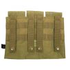 MFH M4/M16 MOLLE Tredobbelt Magasin-hylster - Coyote 2