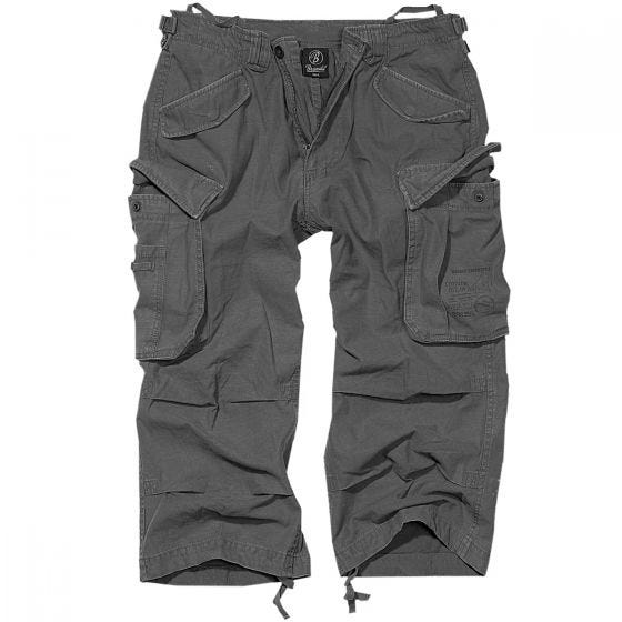 Brandit Industry Vintage 3/4 Shorts - Anthracite