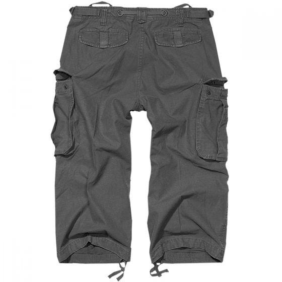 Brandit Industry Vintage 3/4 Shorts - Anthracite