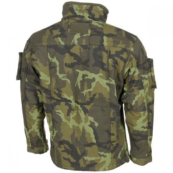 MFH US Combat Fleece-jakke - Czech Woodland