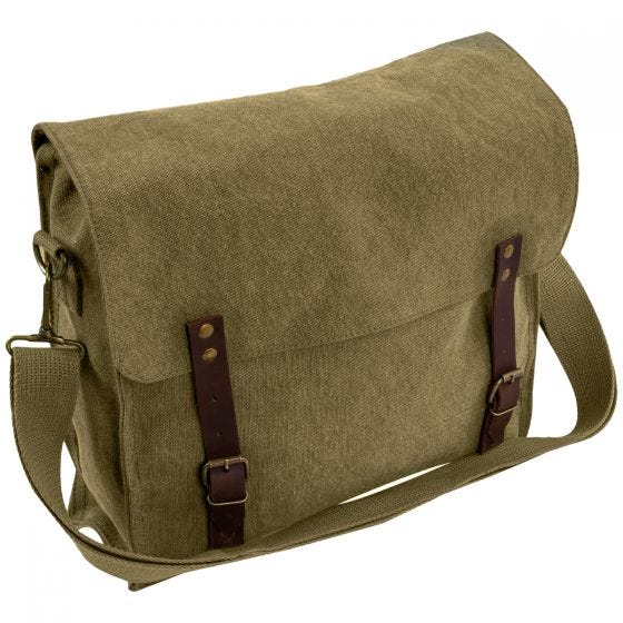 Highlander Fintry Canvas Saddeltaske 10 L - Olivenfarvet