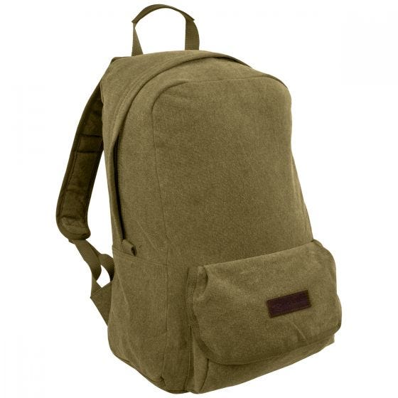 Highlander Stirling Canvas Rygsæk 30 L - Olivenfarvet