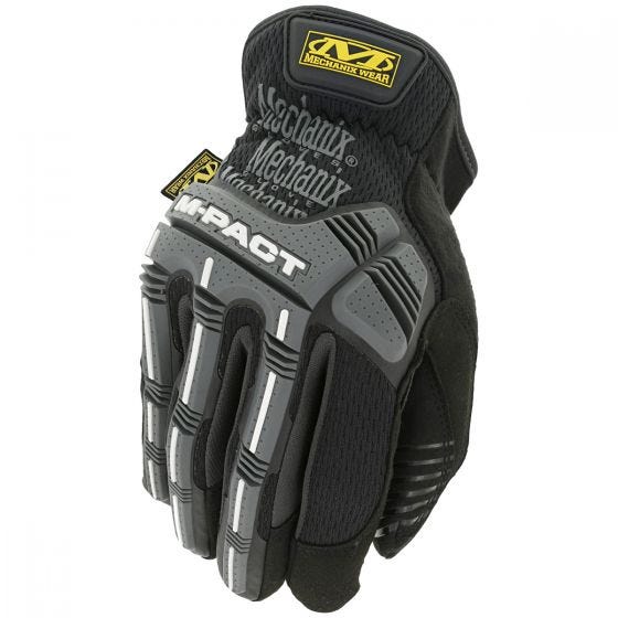 Mechanix Wear M-Pact Open Cuff Gloves Black/Grey