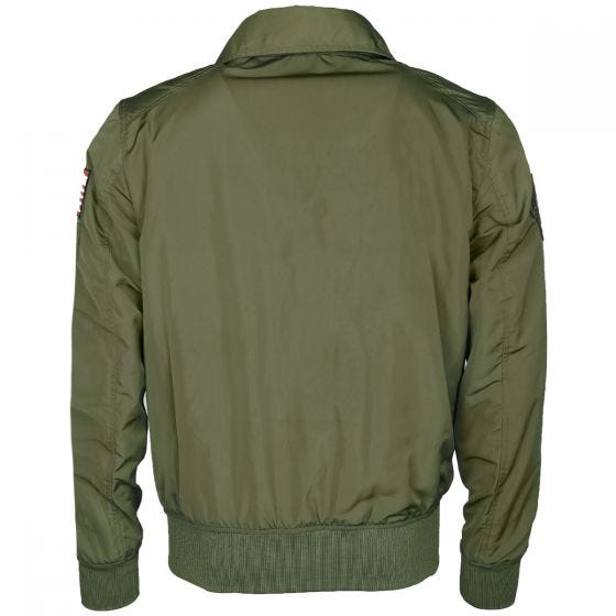 Mil-Tec Top Gun Flight Jacket Hornet Olive Drab