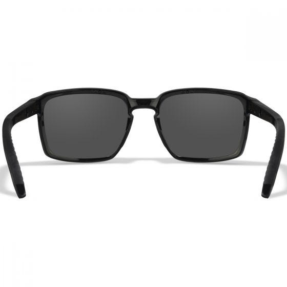 Wiley X WX Alfa Briller - Captivate Polarized Grey Lenses / Gloss Black Frame