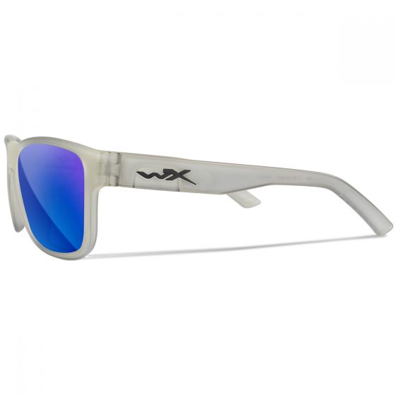 Wiley X WX Ovation Briller - Captivate Polarized Blue Mirror Lenses / Matte Slate Frame