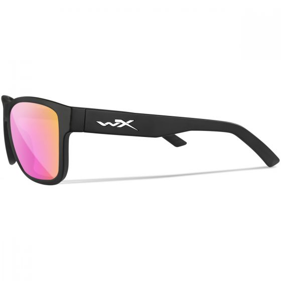 Wiley X WX Ovation Briller - Captivate Polarized Rose Gold Mirror Lenses / Matte Black Frame