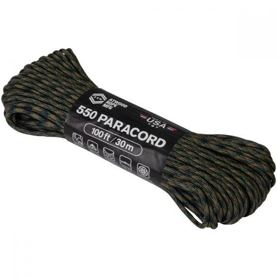 Atwood Rope 550 Parasnor 100 ft - Woodland