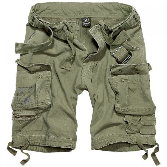 Brandit Savage Vintage Shorts - Olivenfarvet