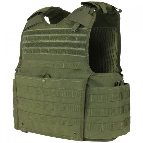 Condor Enforcer Pladeholder Kan Frigives - Olive Drab