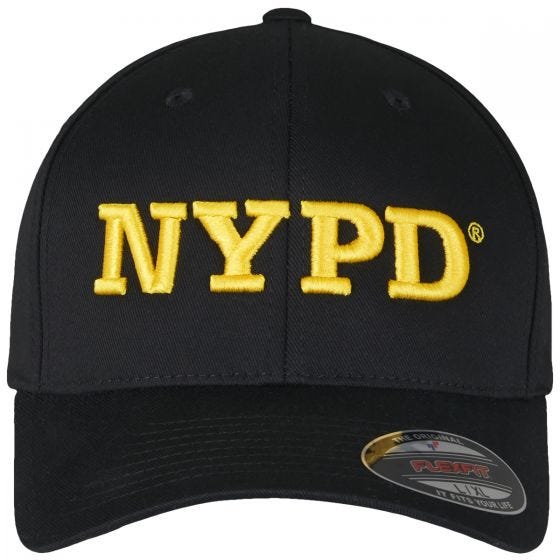 Flexfit NYPD 3D Logo Kasket - Sort