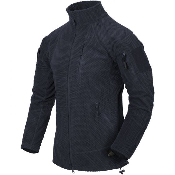 Helikon Alpha Tactical Jakke Grid-fleece - Navy Blue