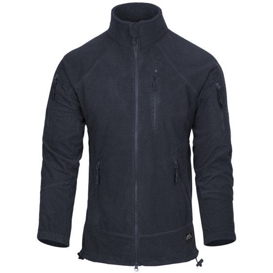 Helikon Alpha Tactical Jakke Grid-fleece - Navy Blue