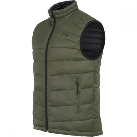 Highlander Vendbar Vest - Sort/Olivenfarvet