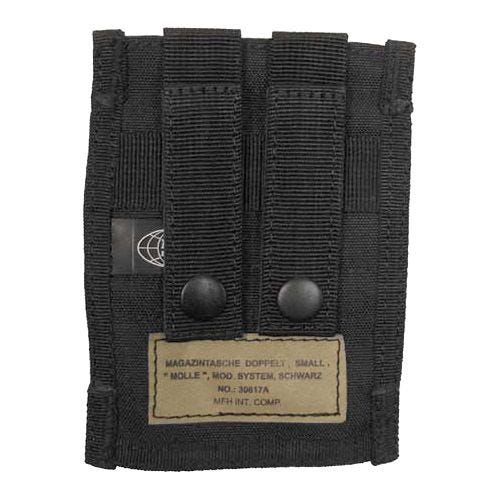 MFH MOLLE Lille Dobbelt Magasinpung 9 mm - Sort