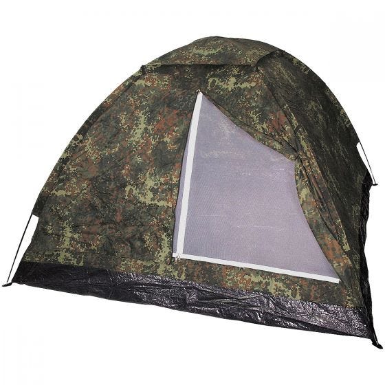 MFH 3 Personers Telt Monodome med Myggenet - Flecktarn