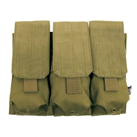 MFH M4/M16 MOLLE Tredobbelt Magasin-hylster - Coyote