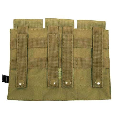 MFH M4/M16 MOLLE Tredobbelt Magasin-hylster - Coyote