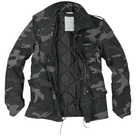 Surplus US M65 Feltjakke - Black Camo