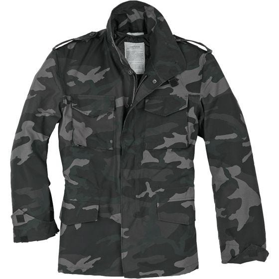 Surplus US M65 Feltjakke - Black Camo