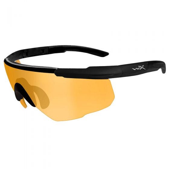 Wiley X Saber Advanced Glasses - Light Rust Lens / Matte Black Frame