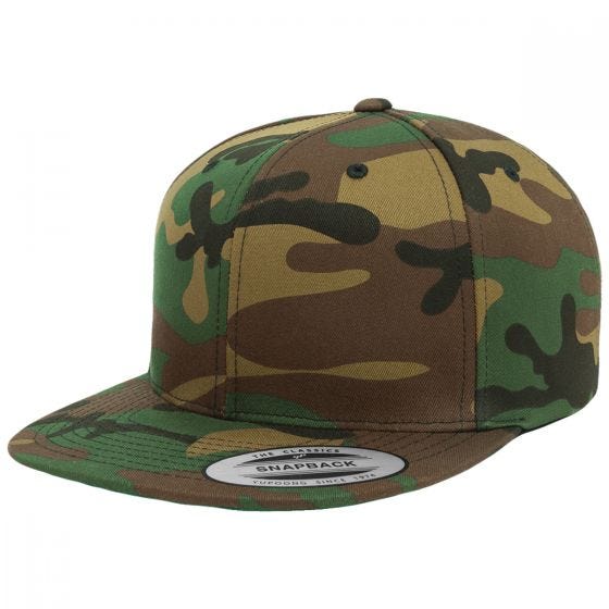 YP Camo Classic Snapback Kasket - Woodland