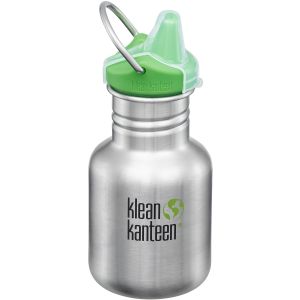 Kid Kanteen 355ml Bottle with Sippy Cap Brushed Stainless
