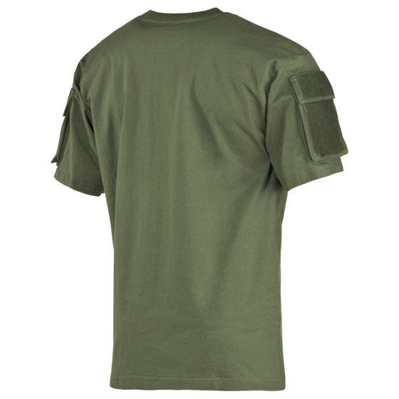 MFH US Med ærmelommer Kortærmet skjorte - OD Green