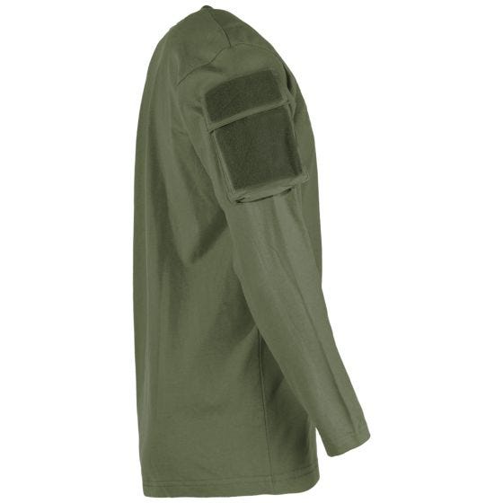MFH US Med ærmelommer Langærmet skjorte - OD Green