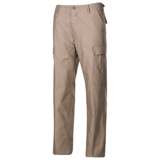 MFH US BDU Reinforced Kampbukser - Khaki