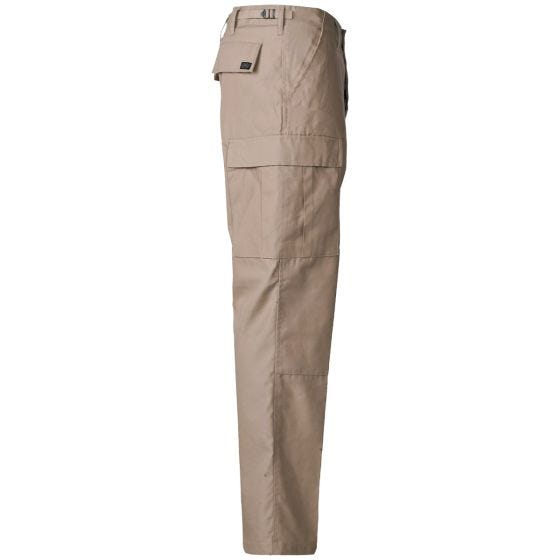 MFH US BDU Reinforced Kampbukser - Khaki