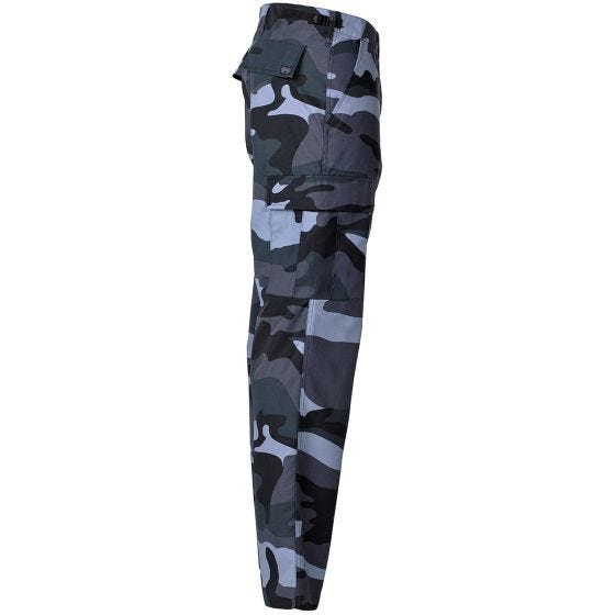 MFH US BDU Kampbukser - Skyblue