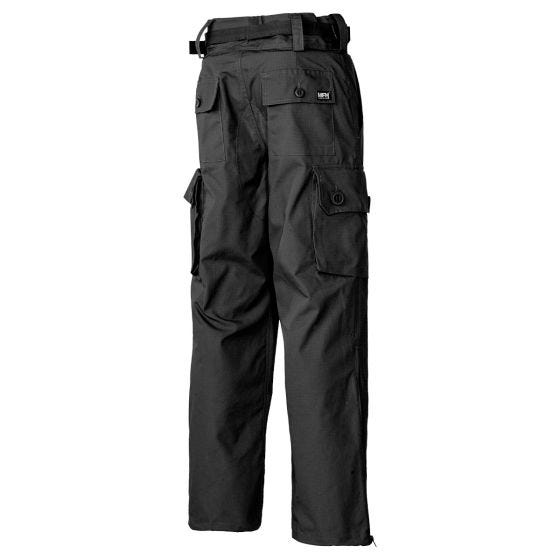 MFH Comando Smock Bukser Ripstop - Sort