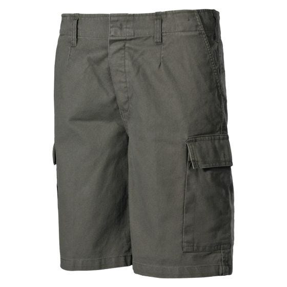 MFH BW Bermudashorts - OD grøn Stenvasket