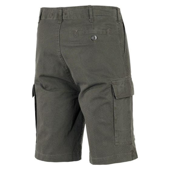 MFH BW Bermudashorts - OD grøn Stenvasket