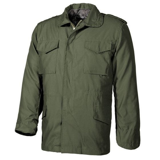 MFH US M65 med quiltfor feltjakke - OD Green