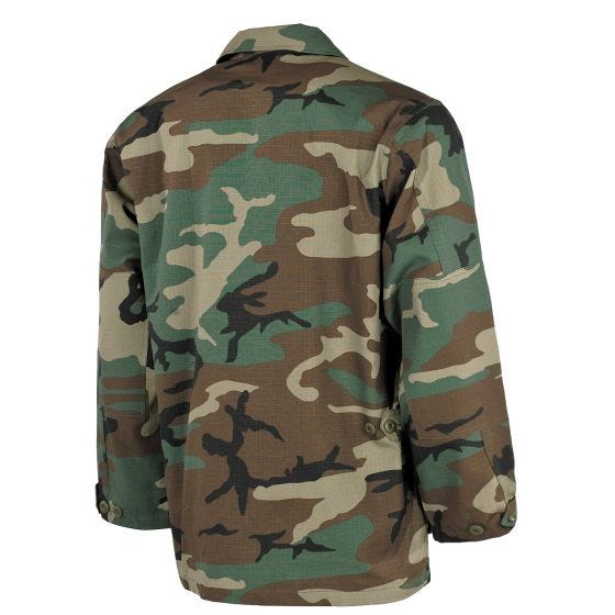 MFH US BDU feltjakke Ripstop - Woodland Camo