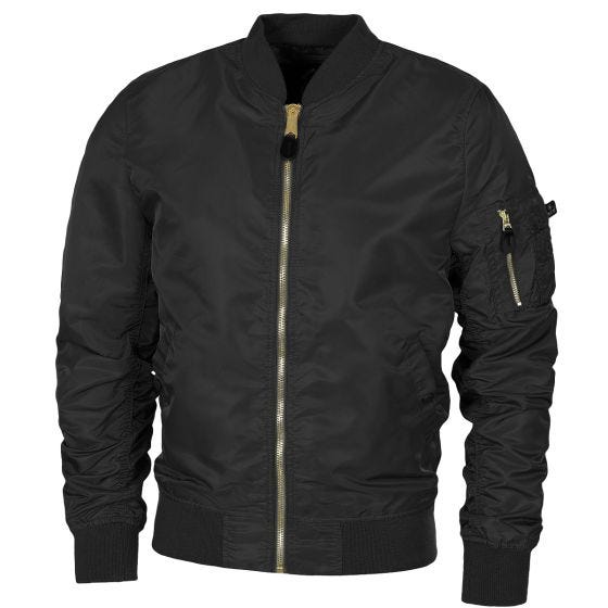 MFH US Airforce MA1 Jakke - Sort