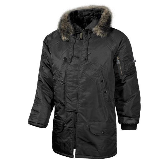 MFH US N3B Polar Jakke - Sort