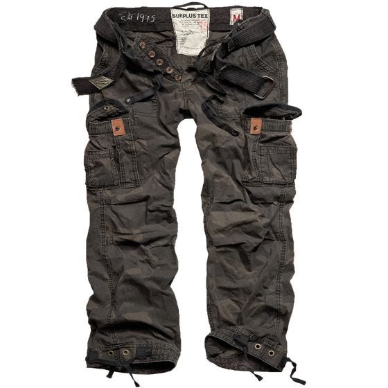 Surplus Premium Vintage Bukser - Black Camo