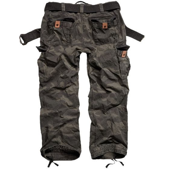 Surplus Premium Vintage Bukser - Black Camo