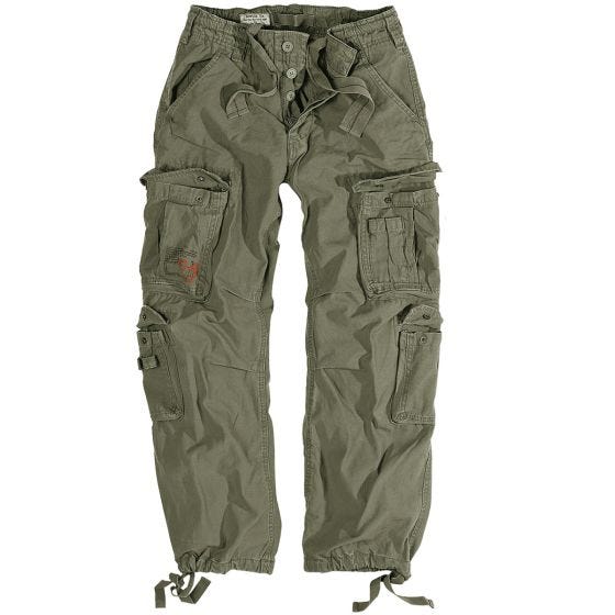Surplus Airborne Vintage Bukser - Olivenfarvet