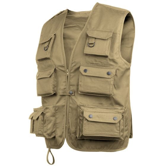 Mil-Tec Fiskevest - Khaki