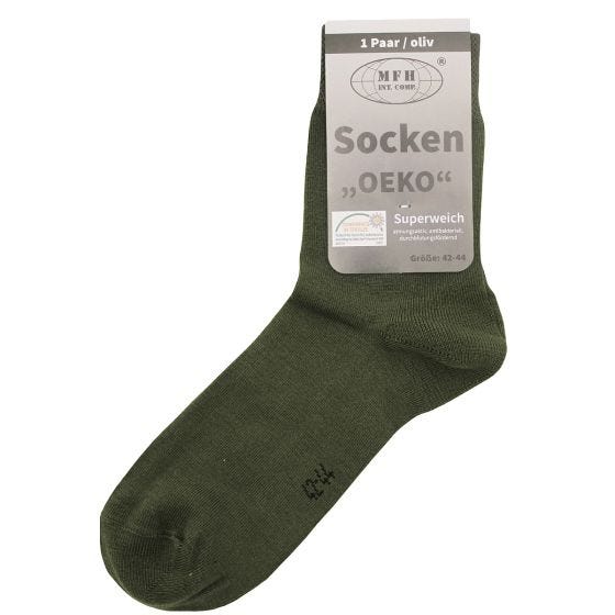 MFH Oeko Sokker - Olivenfarvet