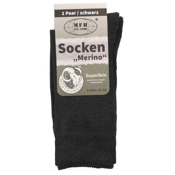 MFH Merino Sokker - Sort