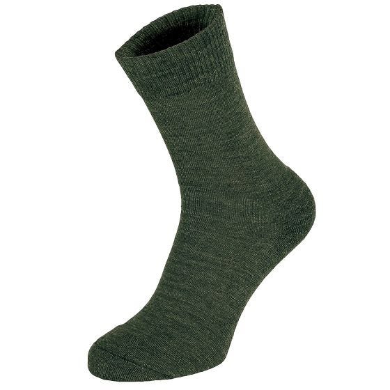 MFH Merino Sokker - Olivenfarvet