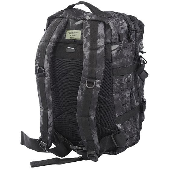 Mil-Tec US Stor Assaultpakke Laserskåret - Mandra Night