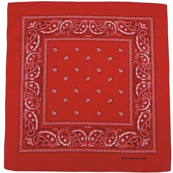 MFH Bandana Bomuld - Rød