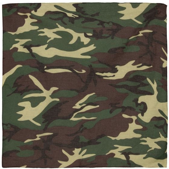 MFH Bandana Bomuld - Woodland